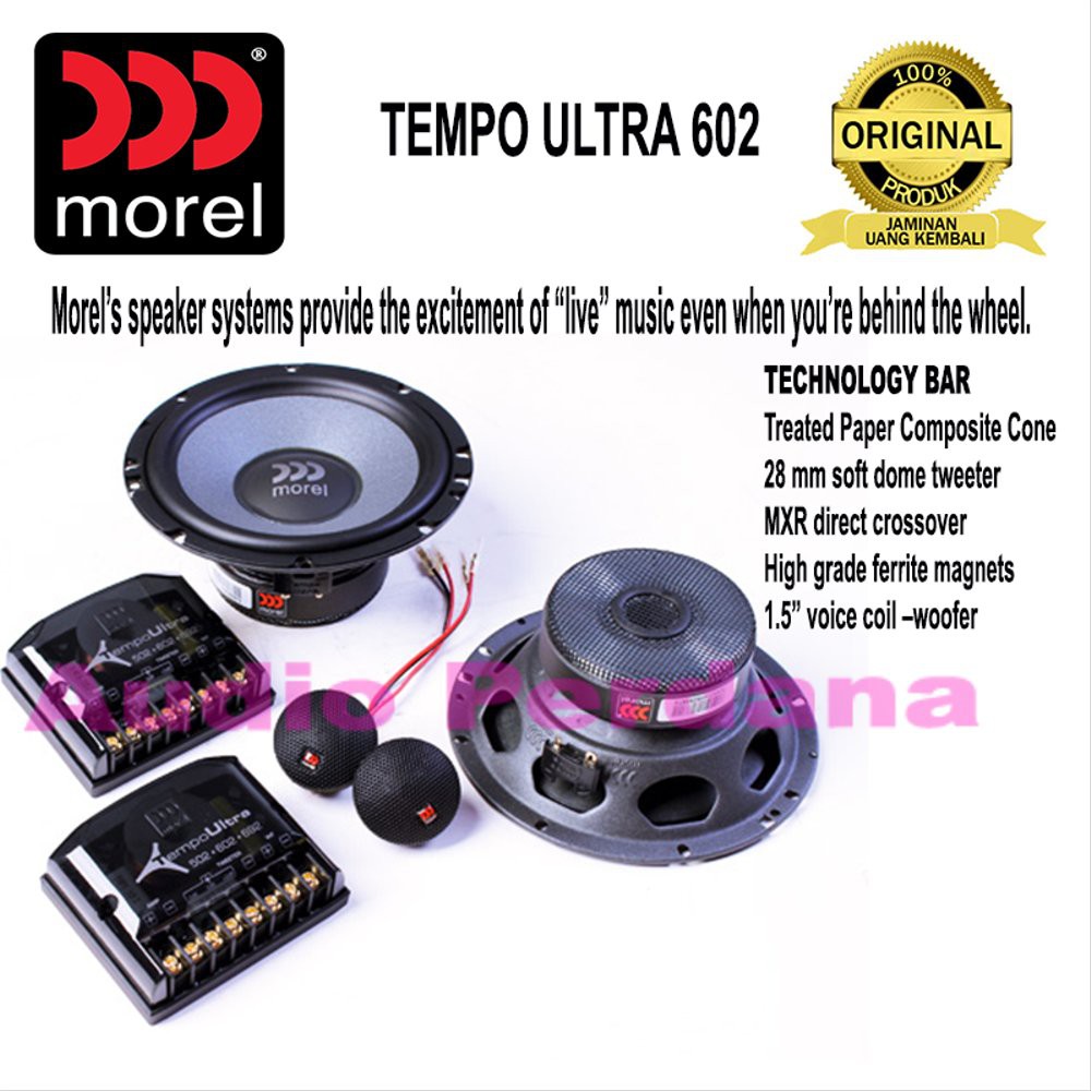 Morel Speaker Morel Tempo Ultra 602 Split 2 Way limited stock