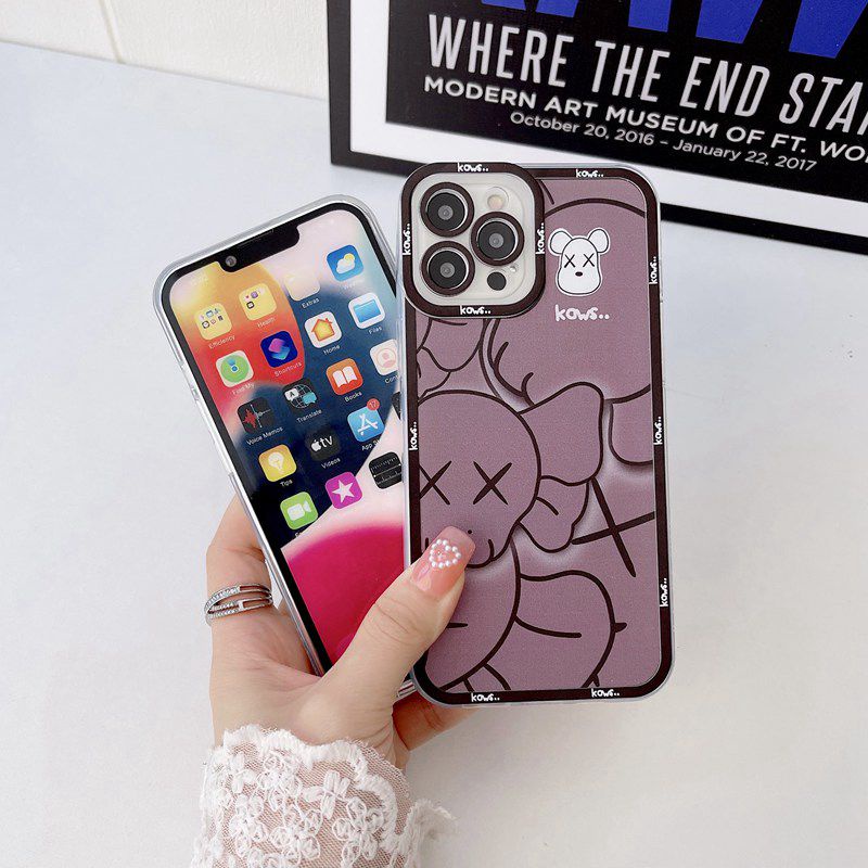 Violent Bear Soft Case iP iPhone 11 12 13 Pro Max 6 6S 7 8 + Plus X XR SE 2020 XS Max Casing