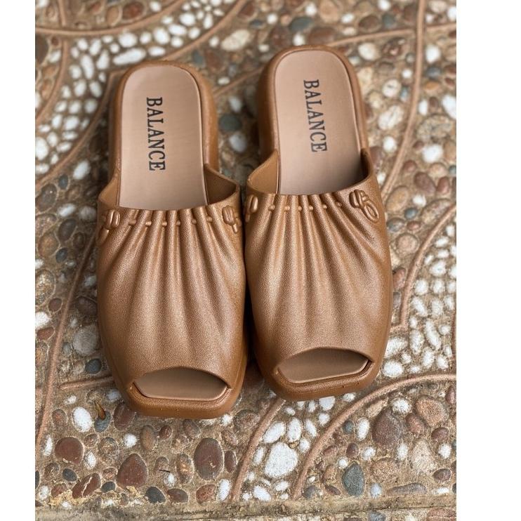 Serba Murah || 8F8D0 {BISA COD}Sendal Wanita Dewasa Barbara New BLC 3199 Sandal Jelly Wedges 4.5cm E