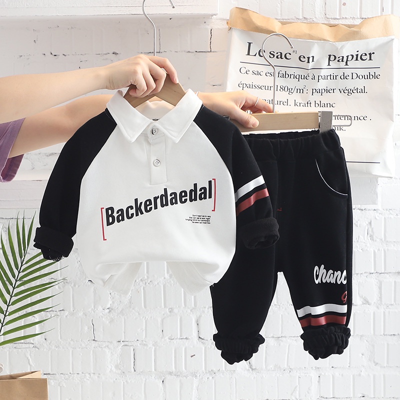 Setelan Anak Laki Laki Sporty Casual LIONEL Pakaian Anak Set 2in1 Korean Style Import