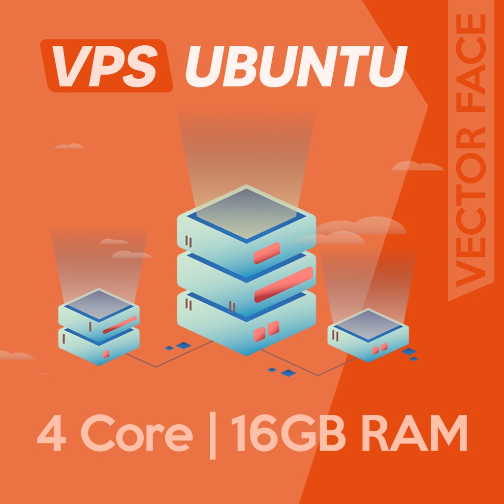 VPS/RDP UBUNTU | Full Garansi | 4Core 16GB Ram