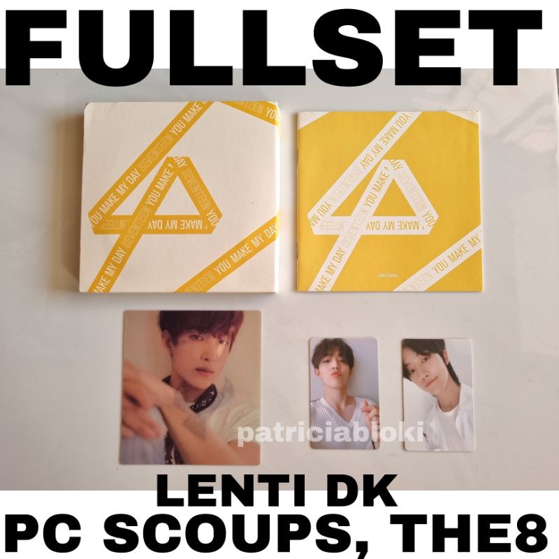 Fullset Album Seventeen YMMDAY Meet Ver Unsealed Photocard Scoups The8 Pc Lenti You Make My Day YMMD