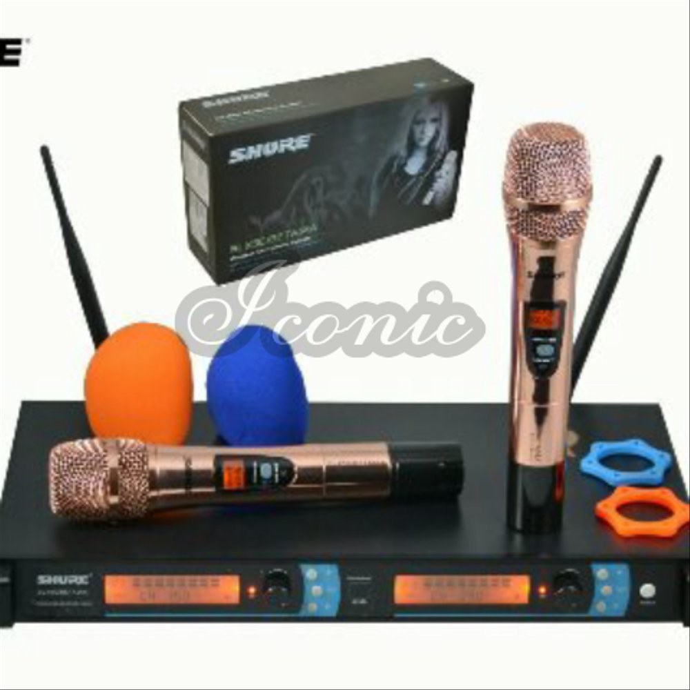 Shure Mic Double Wireless Shure BLX 5 C Gold New limited -gold