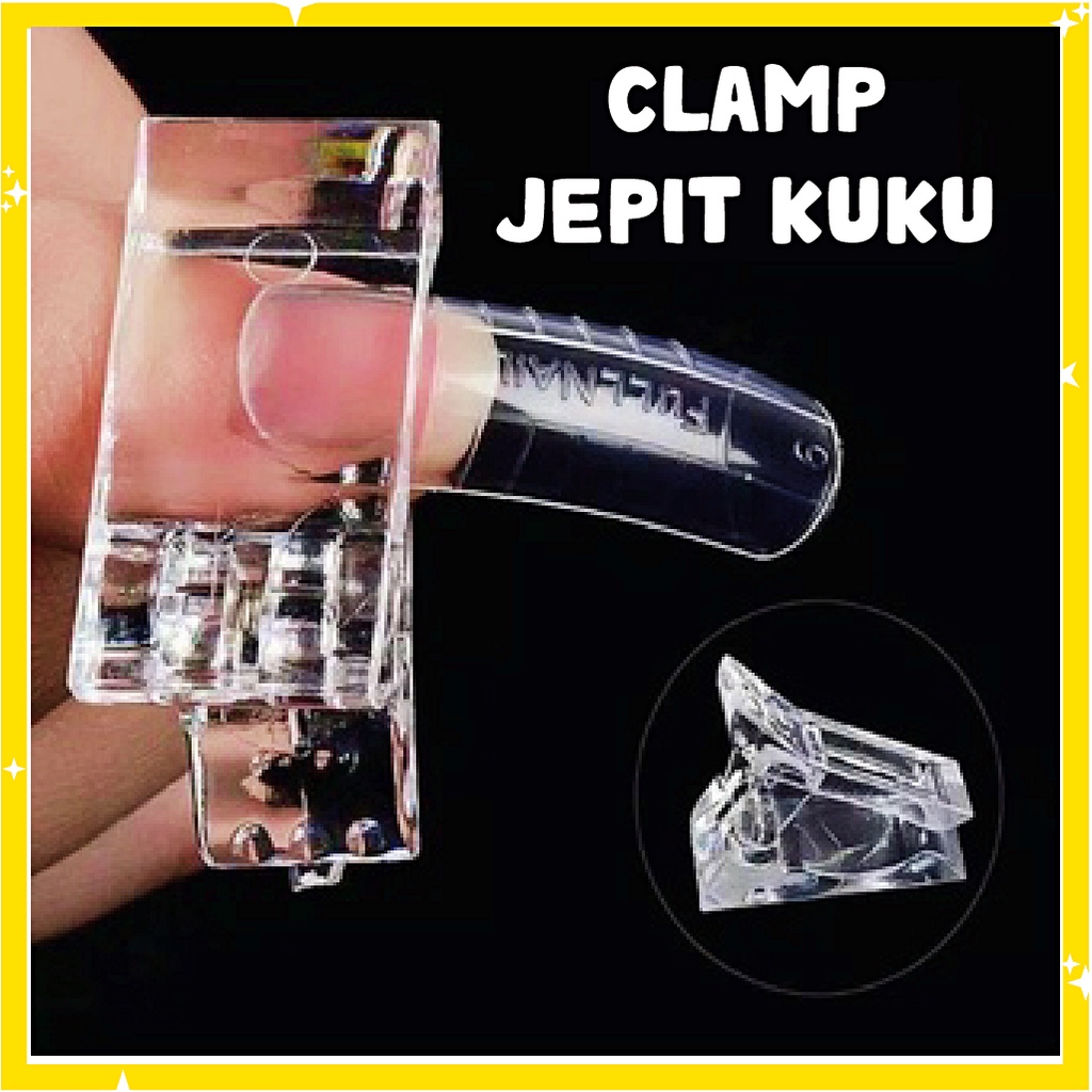 Jepit Kuku Clip Polygel Extension Klip Clamp Menicure Tools KU014