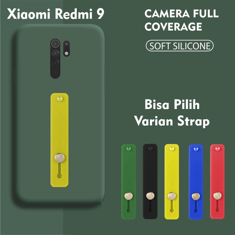 Softcase Silikon Baby Skin 3D Camera For Redmi 9 Free Strap Holder