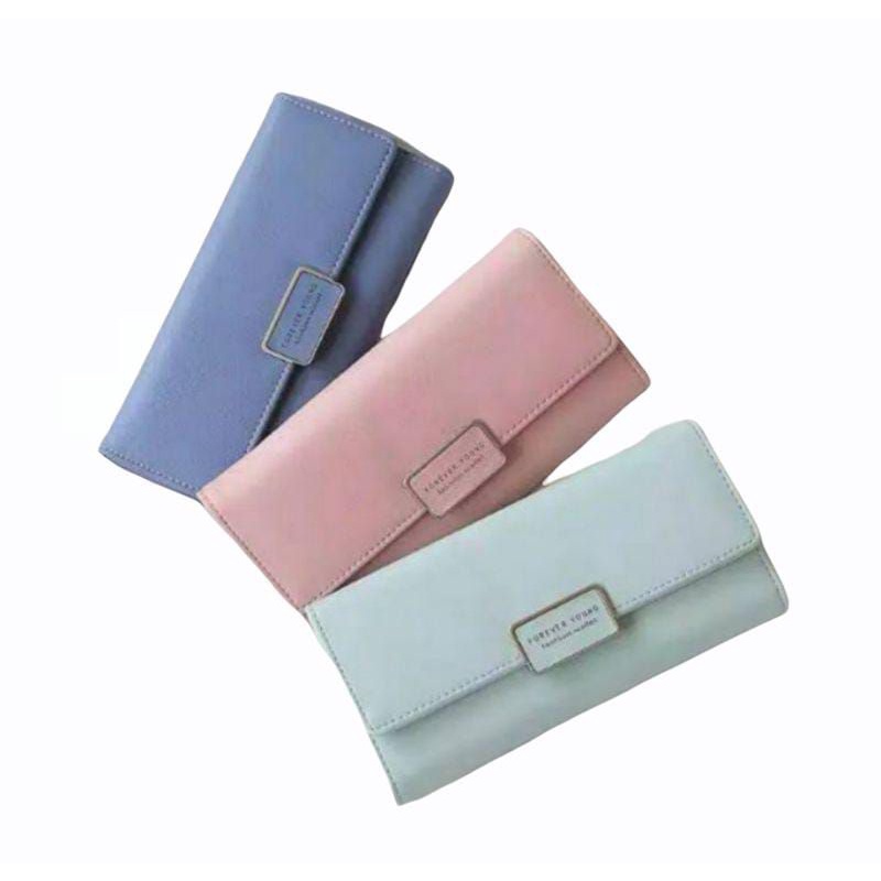 EV - 6016 Dompet Panjang Wanita  Korea Tipis Dompet Wanita Impor