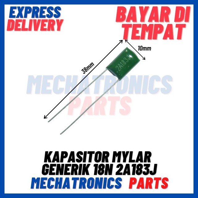 [PAS-9295] KAPASITOR MYLAR GENERIK 18N 2A183J