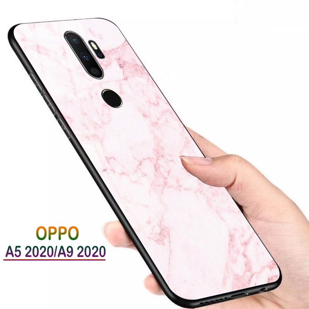 Softcase Glass Kaca OPPO A5 2020, A9 2020 - Casing HP OPPO A5 2020, A9 2020 [ S32 ].