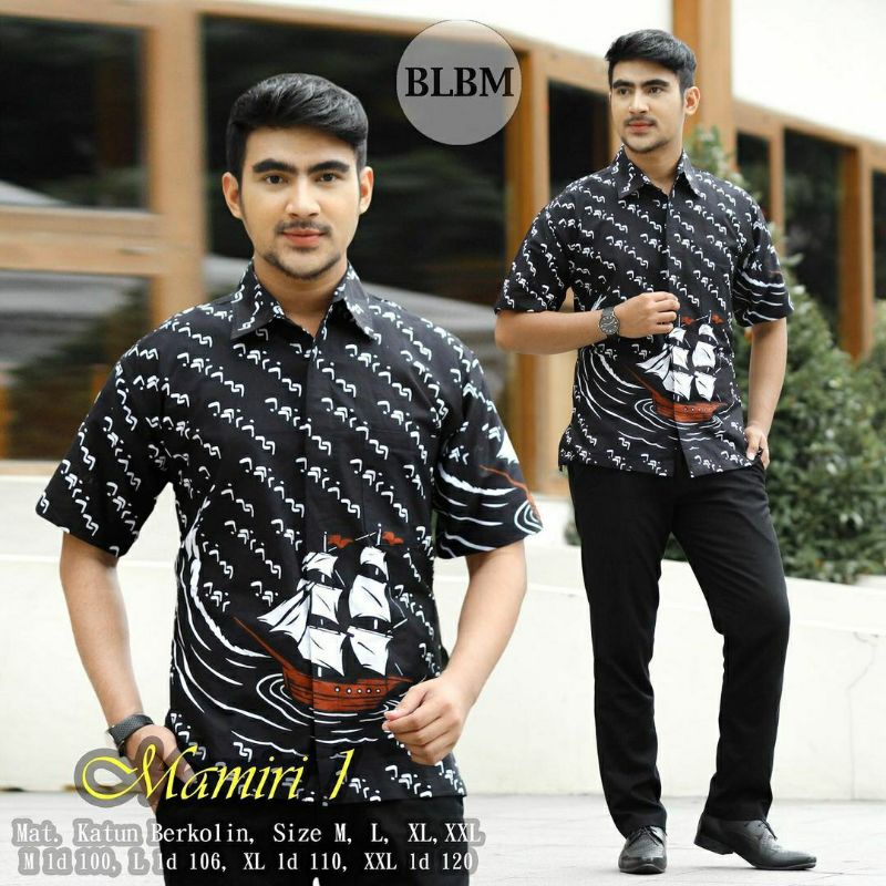 BATIK KODE MAMIRI 1 & MAMIRI 2 | LONTARA | Kemeja Batik Pria By BATIK LANANG - Batik Khas Makassar