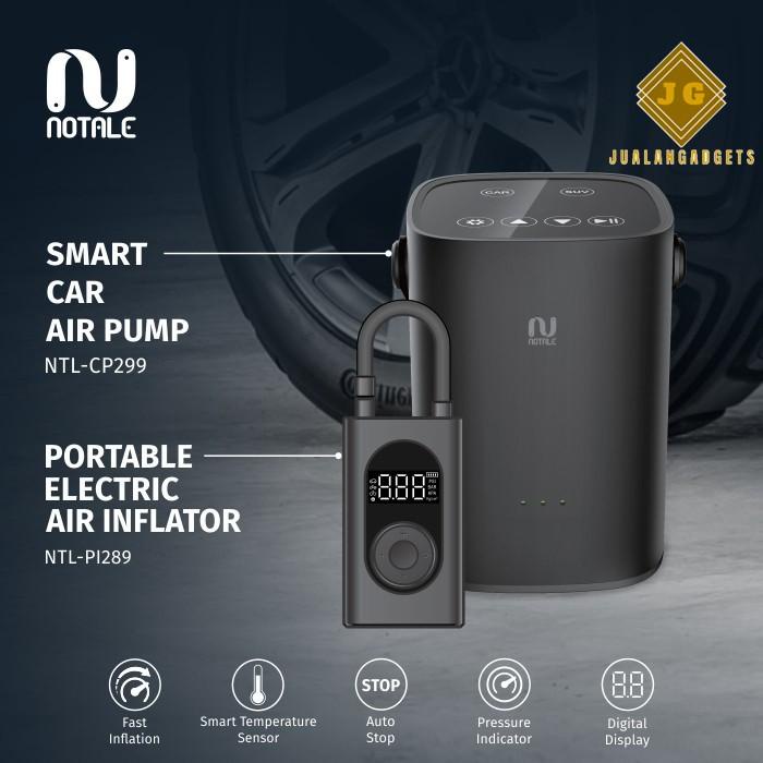 Notale Electric Air Pump Pompa Ban Sepeda Motor Mobil