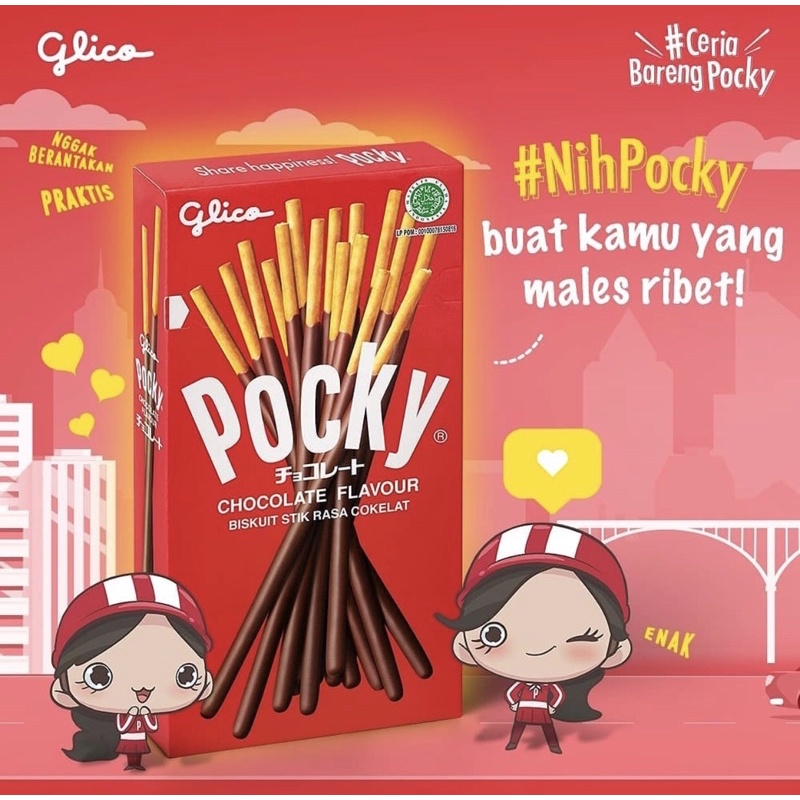 

Glico Pocky 22 gram Rasa Chocolate