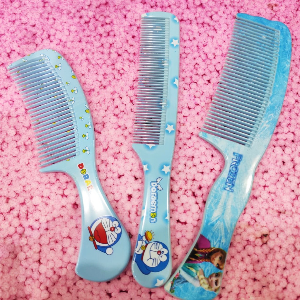 [ORGM] Sisir karakter frozen, kitty, doraemon