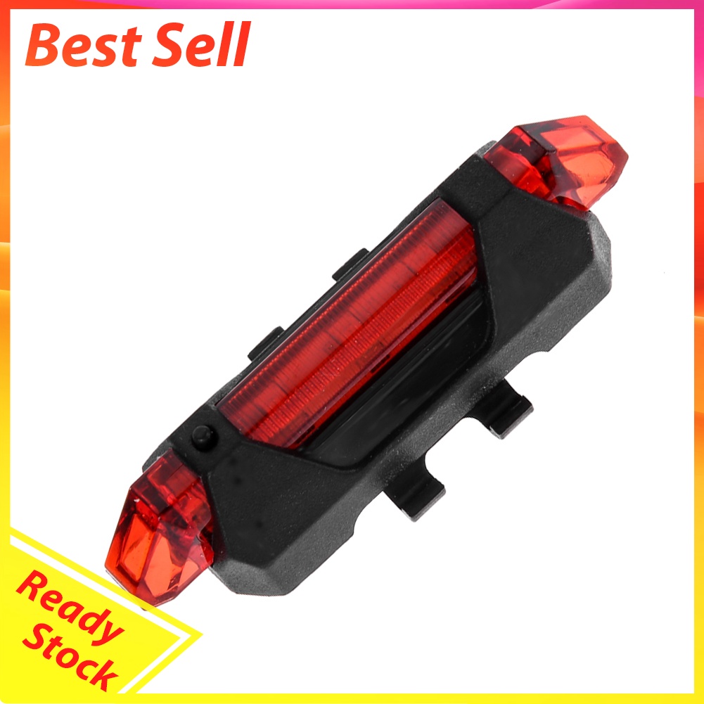 T6+COB LED Bike Front Light 6 Modes Headlamp 3 Modes Red Tail Rear Light