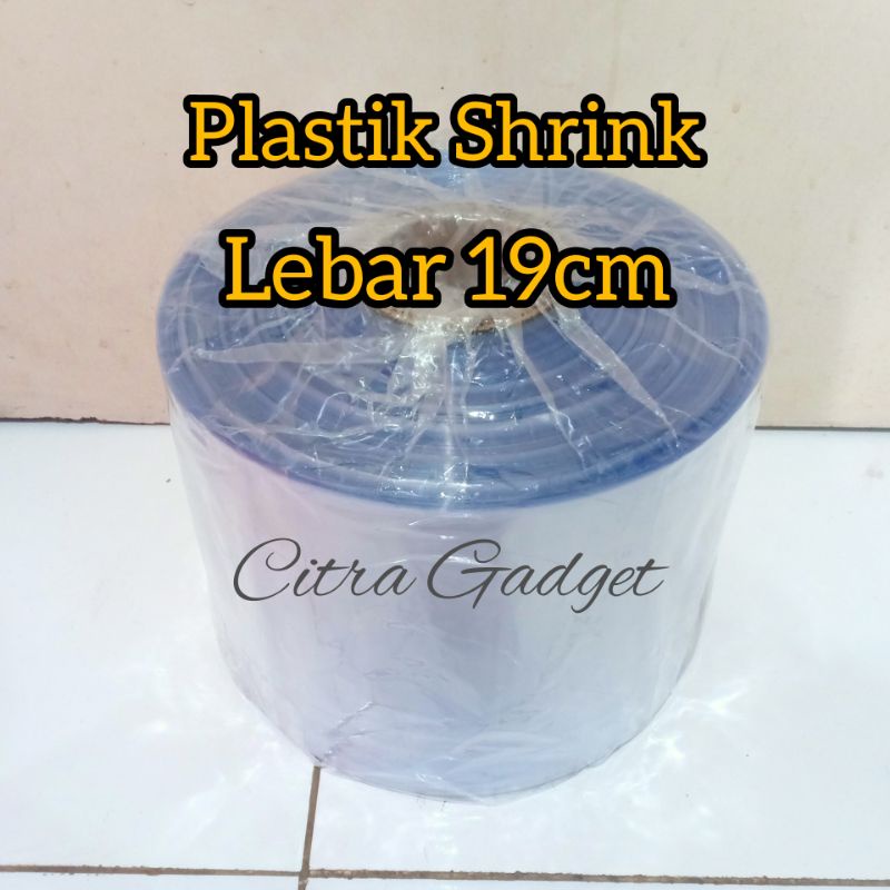 plastik Shrink lebar 19cm roll besar