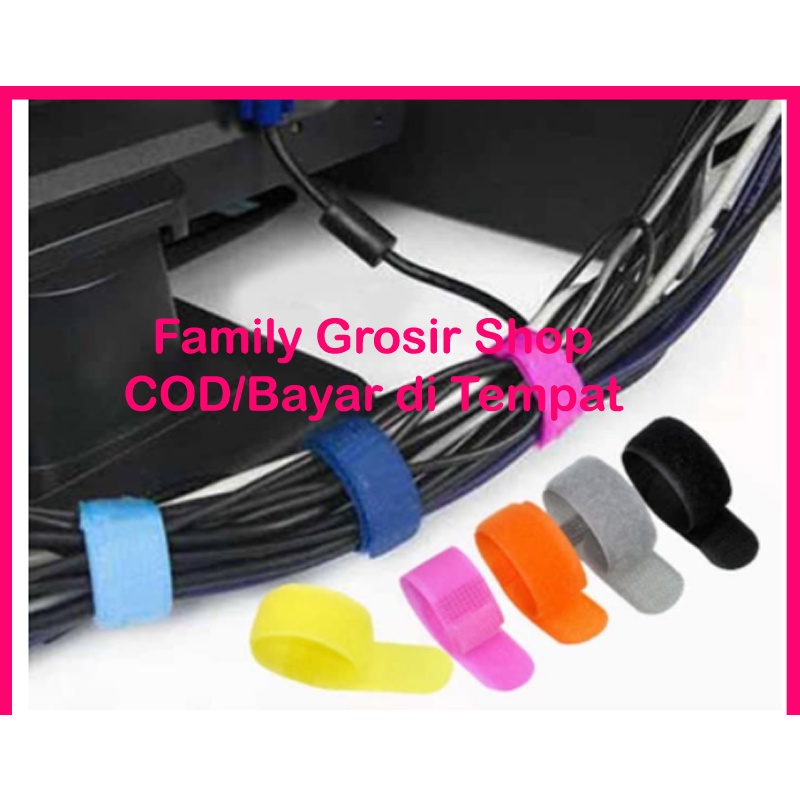 (5pcs) Velcro untuk merapikan kabel