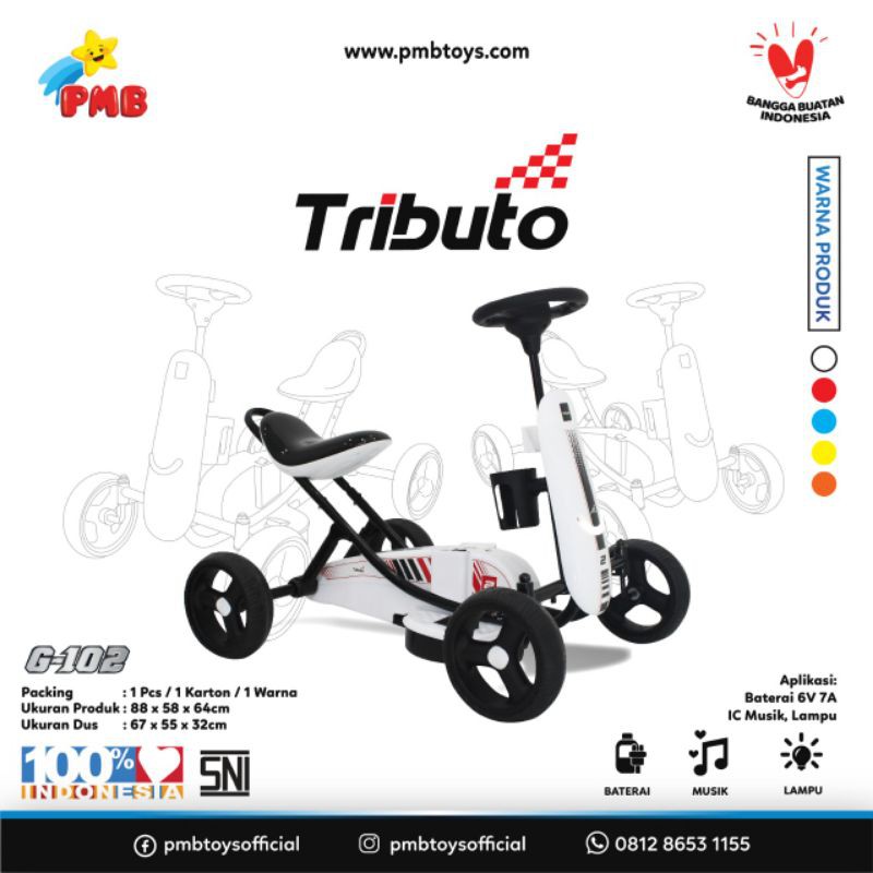 Gokart Anak Aki PMB G-102 (Ready Stock) (Sale)