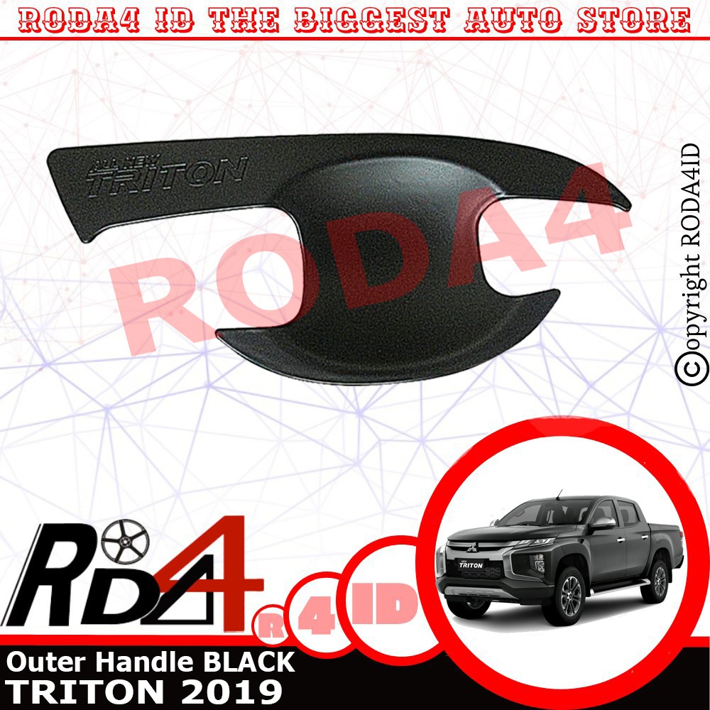 Outer Handle All New TRITON 2019  Black Doff