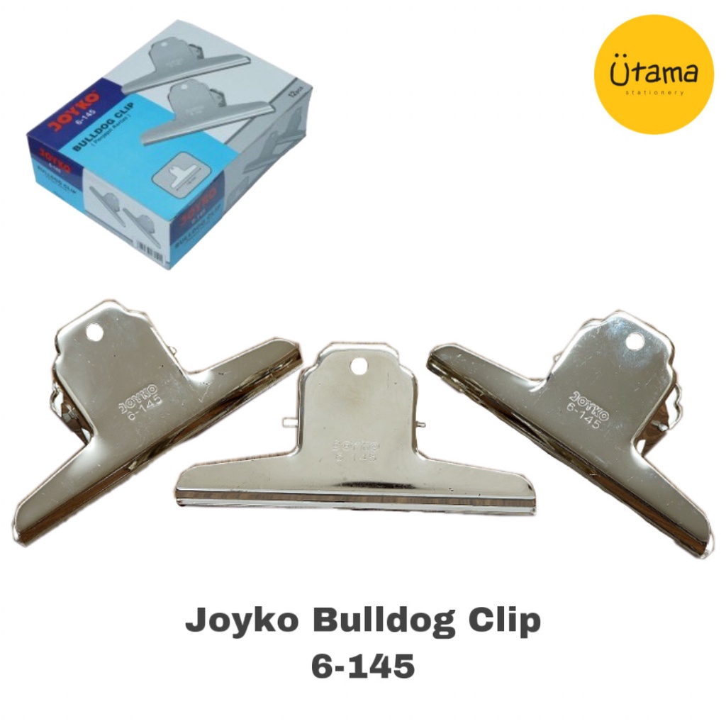 

Bulldog Clip JOYKO 6-145 (GROSIR 12PCS 9.000)/Jepitan Besar/Klip Kertas/Penjepit Jumbo
