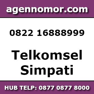 kartu perdana telkomsel simpati nomor cantik 0822 16 888 999 triple