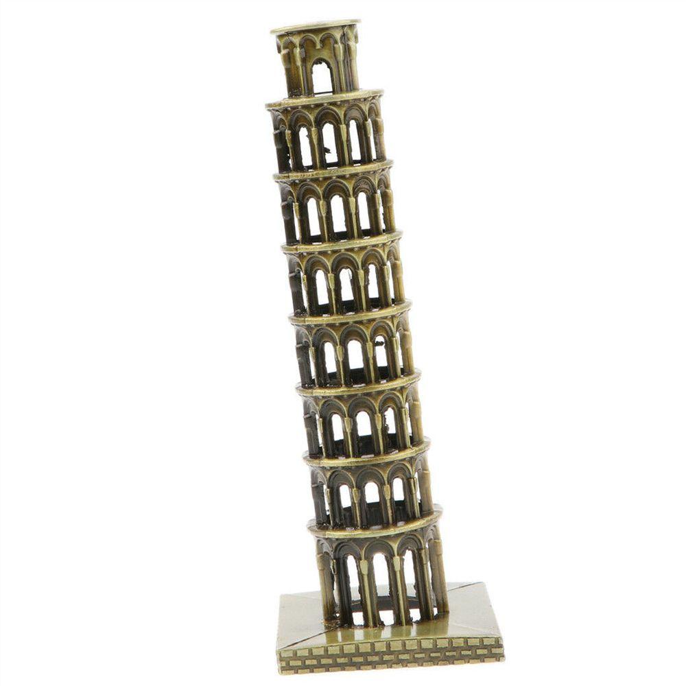 Populer Bersandar Menara Pisa Patung Kerajinan Tangan Rumah Kreatif Dekorasi Desktop Ornamen