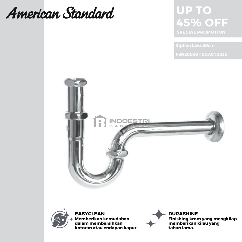 Siphon Wastafel American Standard IN 200 I / P Trap American Standard
