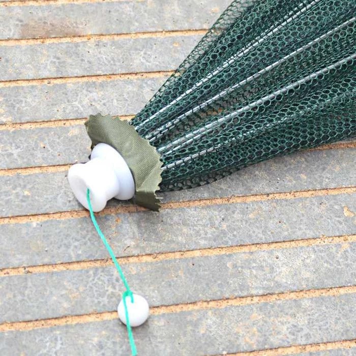 JARING 12 Lubang HEXAGONAL FISHING NET TRAP Bubu JALA Pancing Ikan