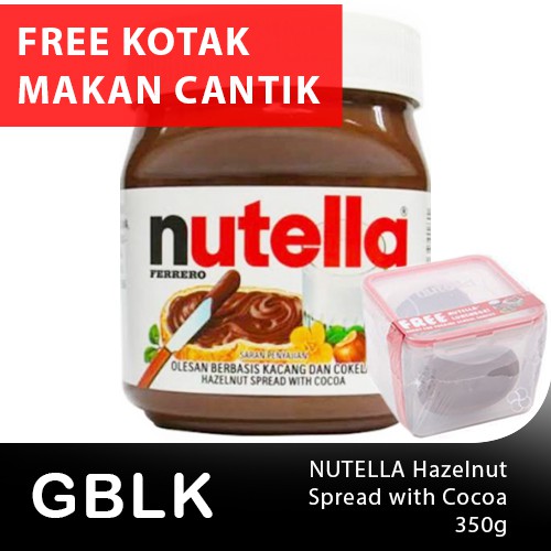 

NUTELLA HAZELNUT SPREAD WITH COCOA 350 GRAM