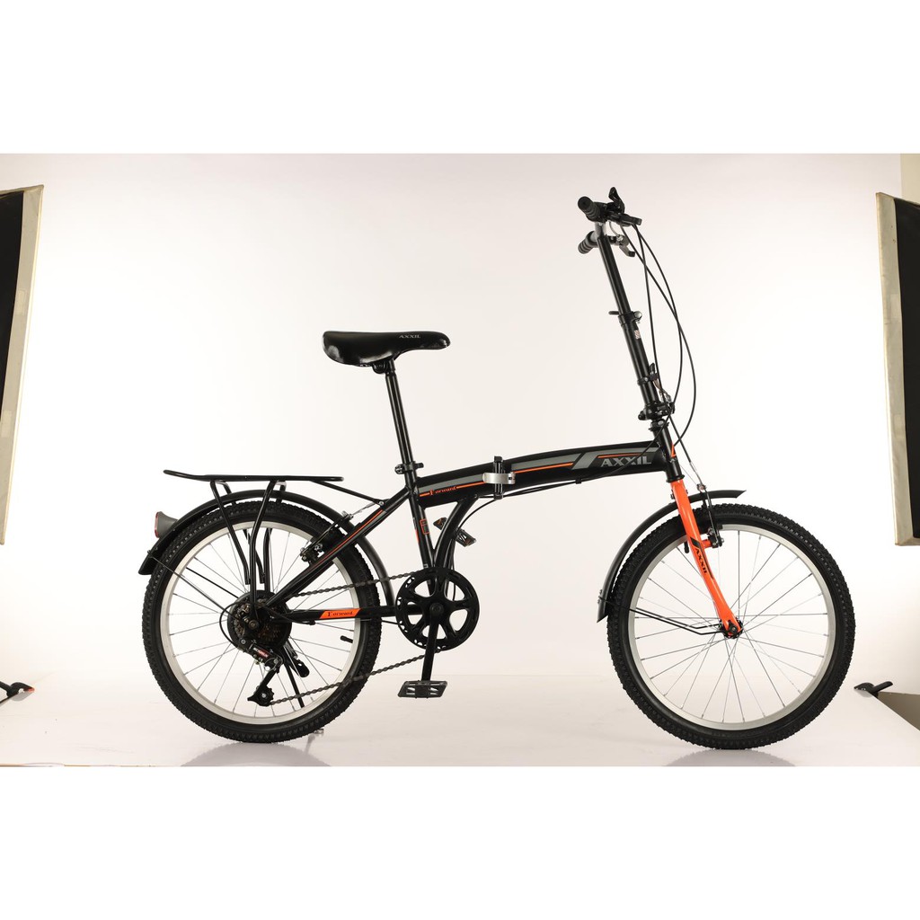 Sepeda lipat / folding bike 20 inch 7 speed murah-Oren