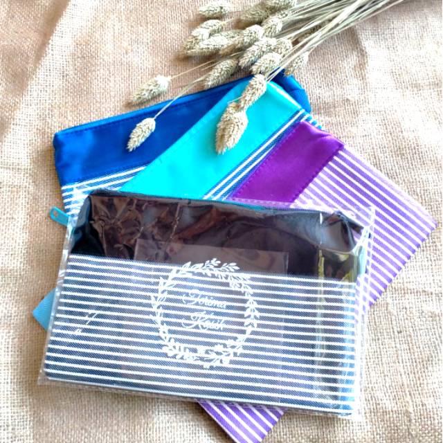 Souvenir Pernikahan Pouch Salur Besar kemas plastik motif