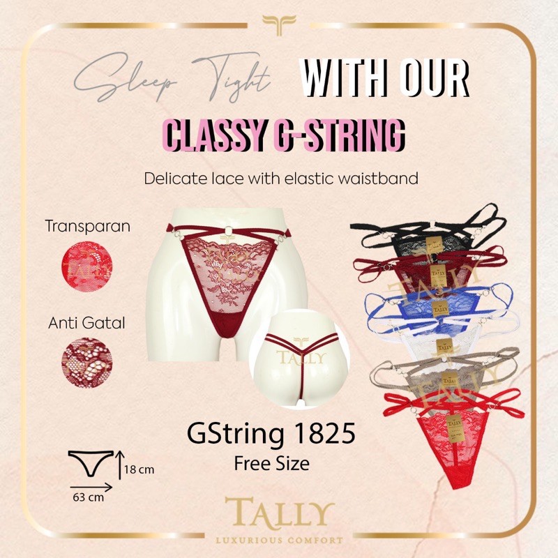 CD | Celana Dalam G-String TALLY 1825 Freesize