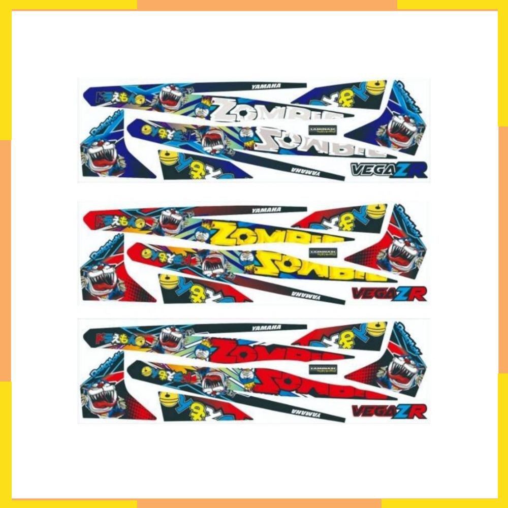 Striping Motor Vega ZR  Stiker   stiker motor