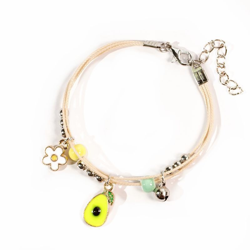 Carley Gelang Kartun Banyak Varias couple Daisy etnik bead Tali persahabatan Braided Bracelet/Friendship Adjustable Fashion Aksesoris bangle bagus model korea terbaru lucu imut cantik cocok untuk hadiah bentuk buah binatangi [A3-2]-4