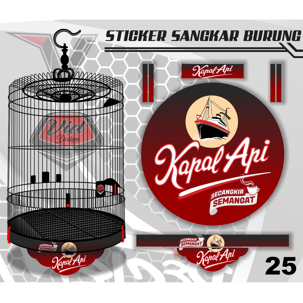 DECAL TEBOK MURAI / STICKER KANDANG EBOD