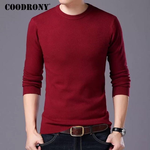 Baju Kaos Polos Cowok Lengan Panjang Atasan Pria Fashion Premium