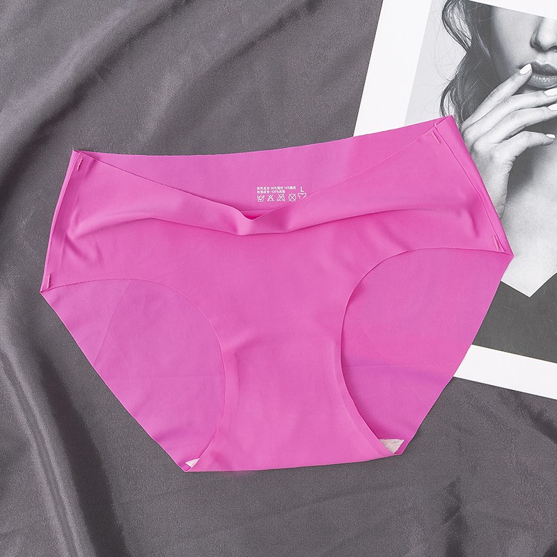 [COD] Celana Dalam Seamless Wanita Premium Quality Seamless Halus Tanpa Jahitan CD Underwear yoroyal-Rose red