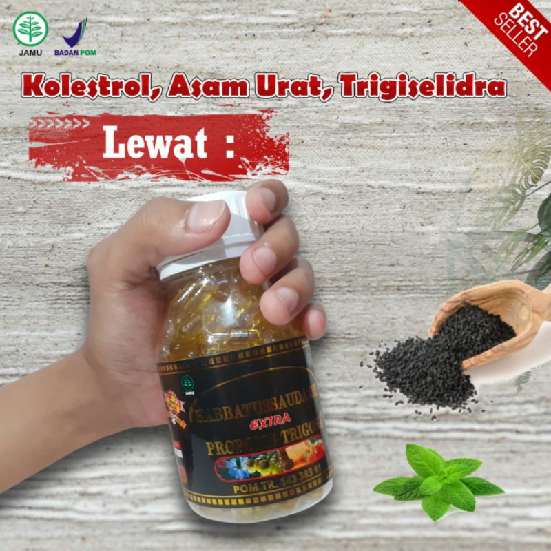 OBAT HERBAL DIABETES, ASAM URAT & KEBAS KEBAS HABBATUSAUDA EXPRO PREMIUM 200KAPSUL