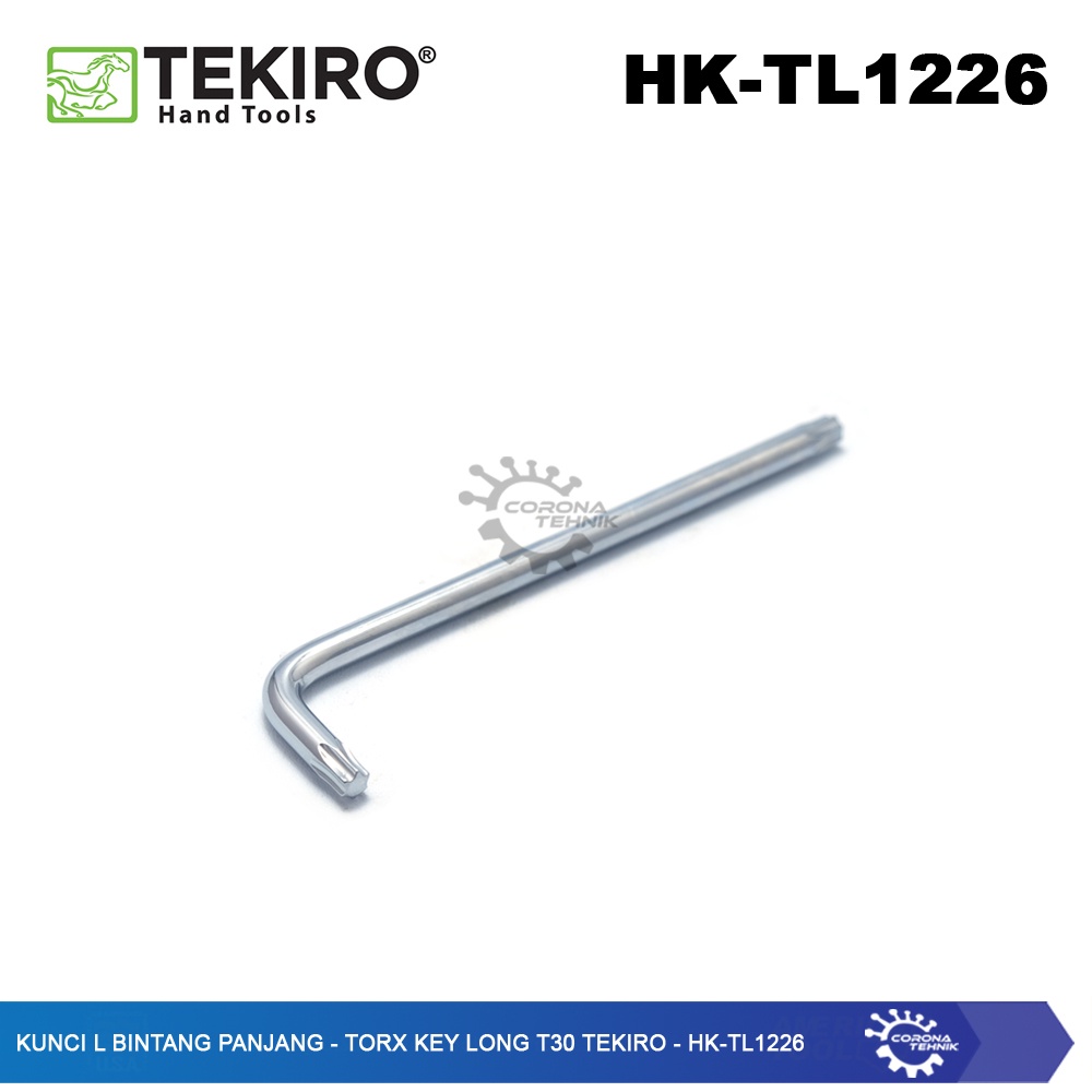 Tekiro - HK-TL1226 - Kunci L Bintang Panjang - Torx Key Long T30