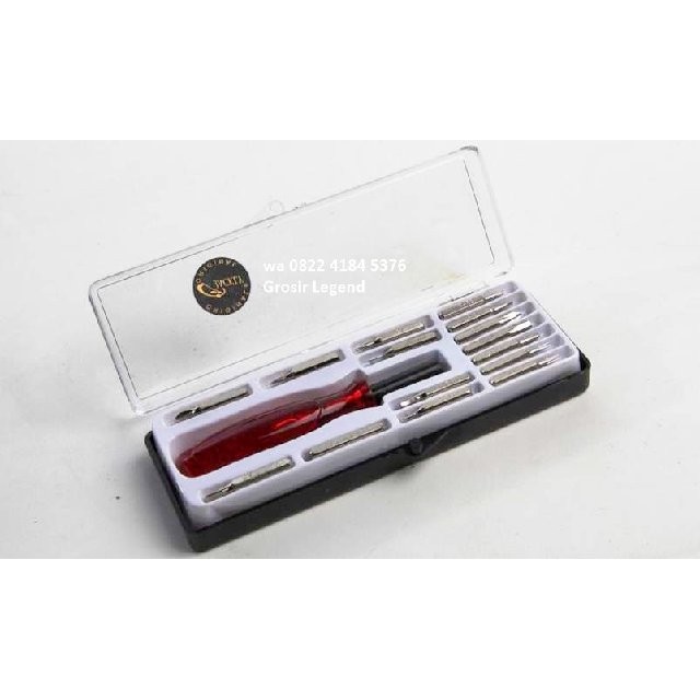 Obeng 16 in 1 / Hp / Obeng Motor / Mobil / obeng set / obeng kembang