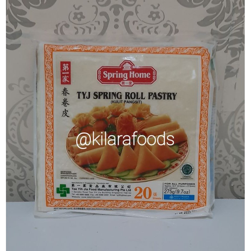 

TYJ SPRING ROLL 21,5 X 21,5CM ISI 20 LEMBAR