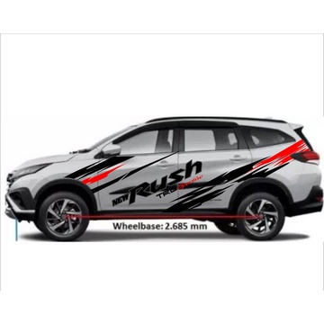 cutting sticker mobil rush terios TERBARU