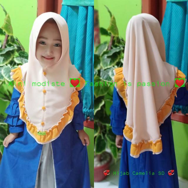 Jilbab/hijab/kerudung anak camelia ori aini modiste