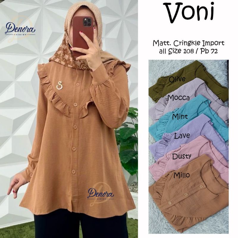 Voni Blouse by Denora Fashion