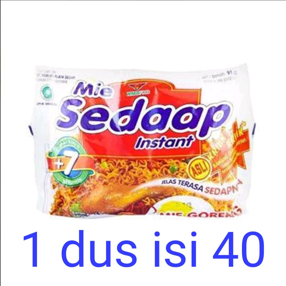 MIE SEDAAP GORENG 1 DUS