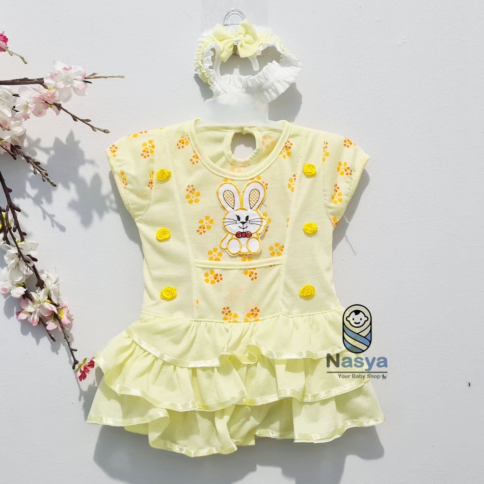 [P-069] Baju Bayi (0-6 bulan) / Setelan Bayi Perempuan Motif Animal