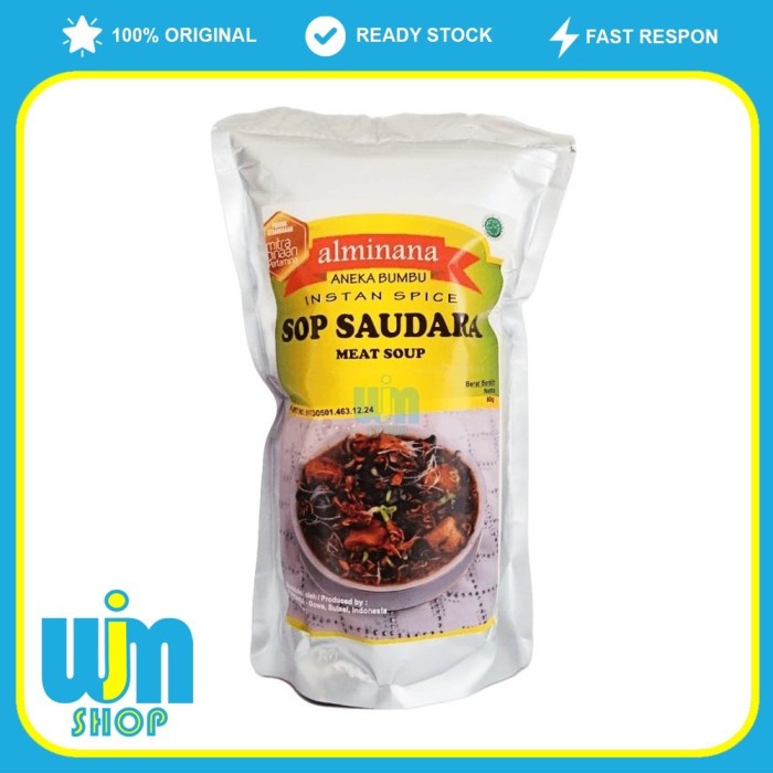 

Alminana Bumbu SOP Saudara 80gr WJM Makassar