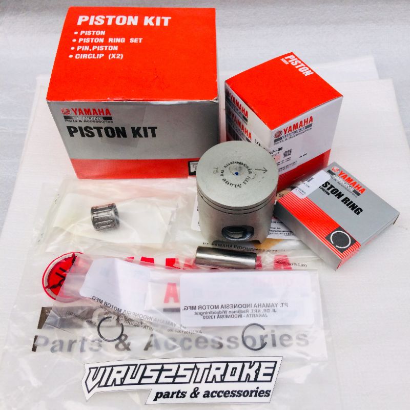 Piston Kit Seher Set Yamaha F1ZR FIZR F1Z FIZ R Force 1 F1 Oversize OS 75 Original YGP 3XA-E1630-30-1