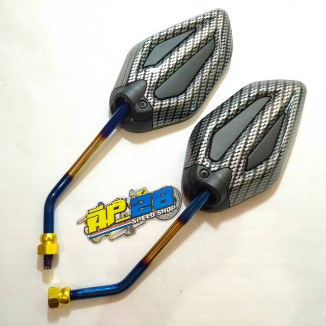 SPION KARBON HONDA SPION CARBON TWOTONE VARIO BEAT SCOOPY REVO SUPRA BLADE CB 150 R PCX PNP