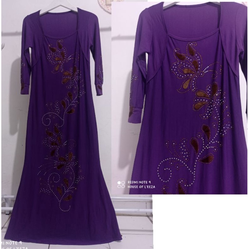 OBRAL!!!  Gamis jersey SWAROVSKY