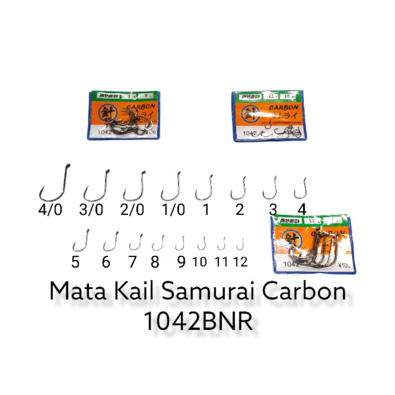 Mata Kail Pancing Samurai Carbon 1042BN