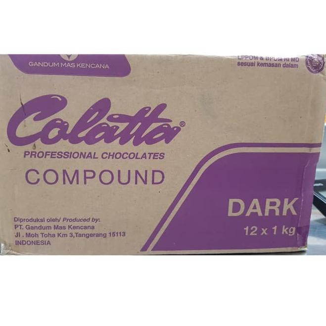 

[✅COD] Colatta Dark Compound 1 KG / coklat blok colata hitam 1kg